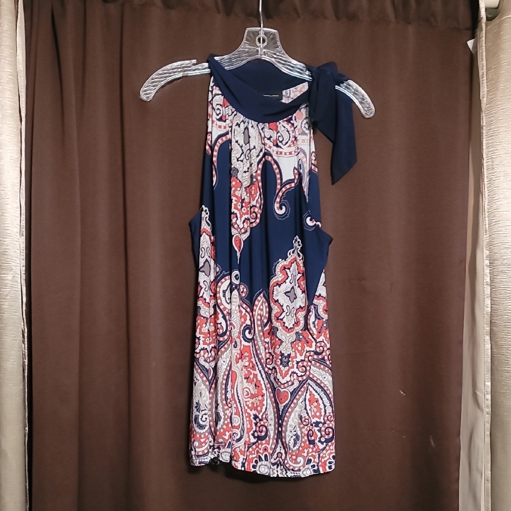 INC International Concepts Pink Halter Blouse.